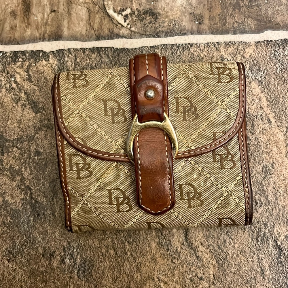Dooney and Bourke monogrammed wallet